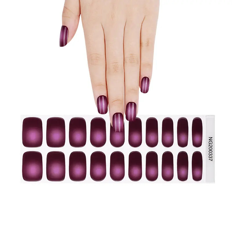 Wholesale Ombre Gel Nail Wraps HUIZI