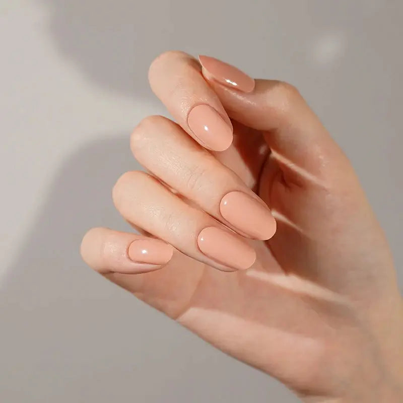 Wholesale Orange Gel Nail Stickers Custom Gel Nail Strips Suppliers HUIZI