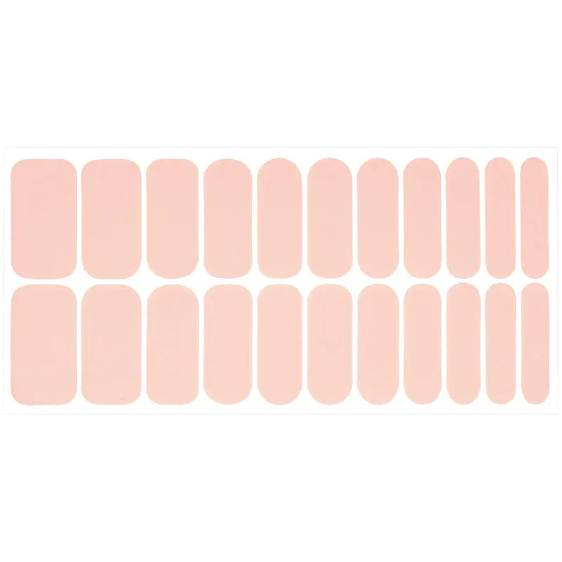 Wholesale Peach-colored Nail Wraps Nail Supply Store - Huizi HUIZI