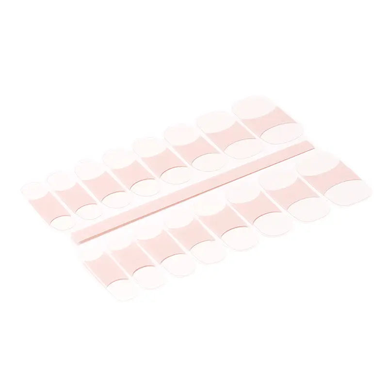 Wholesale Pink Gel Nail Strips Custom French Style Nail Art HUIZI