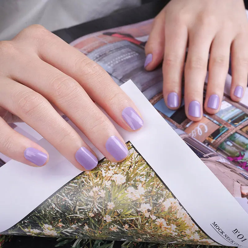 Wholesale Purple Nail Wraps Nail Supply Store - Huizi HUIZI