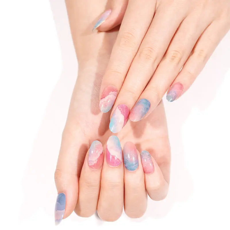 Wholesale Summer Gel Nail Strips Custom Shore Nail Designs HUIZI