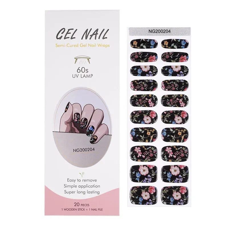 Wholesale Uv Nail Wraps Specialization Secret Garden Manicure - Huizi HUIZI