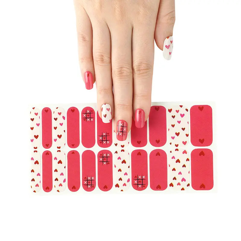 Wholesale Valentine's Day Love Nail Wraps Nail Supply Store - Huizi HUIZI