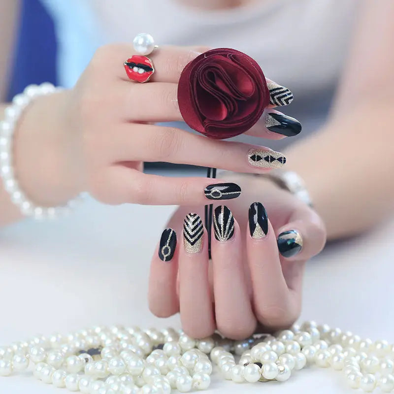 Nail Polish Wraps Wholesale & Custom Nail Designs, Glitter, Vintage Egypt HUIZI