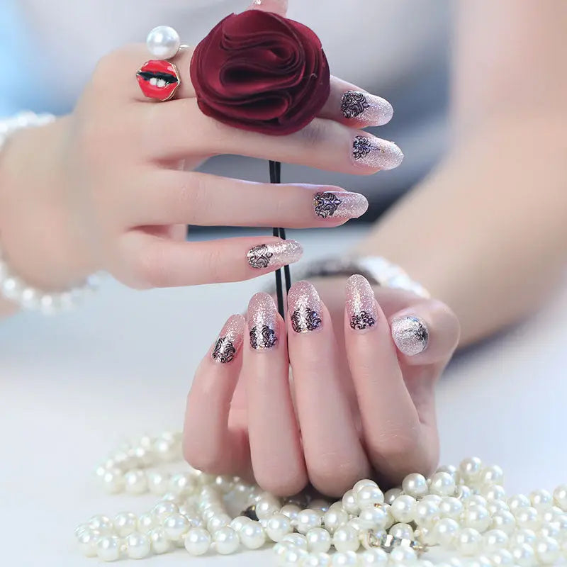 Nail Polish Wraps Wholesale & Custom Nail Designs, Glitter, Vintage HUIZI