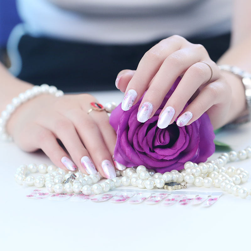 Nail Polish Wraps Wholesale & Custom Nail Designs, Spring Flowers HUIZI