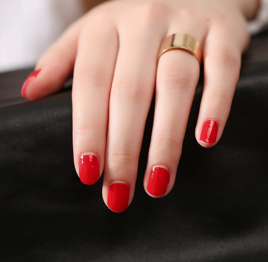 Pure Color Simple Design Square Nails Short Supplies Wholesale Reuseable  Detachable Nails Art Tips EchiQ 24Pcs/Set Fingernails | Nail art hacks, Nail  tips, Press on nails