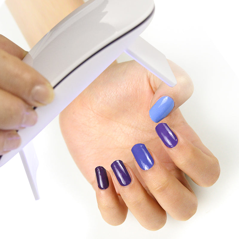 Blue Gradient - Semi-Cured Gel Wraps (UV), Nail Wraps